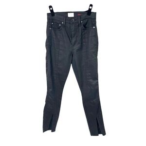 Alice & Olivia Good Highrise Skinny Cosmo Black 5 Pocket Jeans AO.LA Sz 27 Women